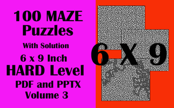 Challenging 100 Maze Puzzles for Brain Training