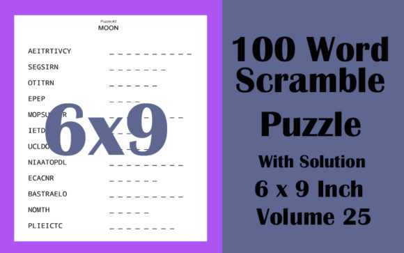 Exploring 6x9 Inch 100 Word Scramble Puzzle Vol 25: A Comprehensive Guide