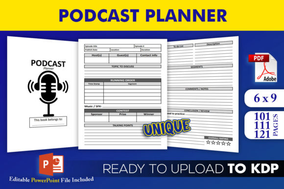 Podcast Planner KDP Interior Template
