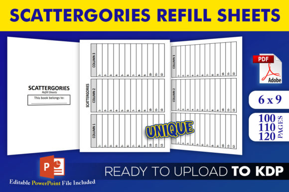 Scattergories Refill Sheets KDP Interior: A Comprehensive Guide for Seamless Integration