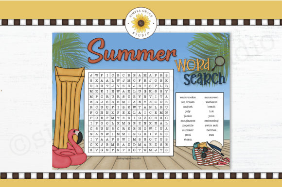 Summer Word Search: A Fun and Creative Puzzle