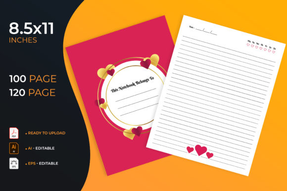 Valentine Lined Journal Interior: A Strategic Tool for Your KDP Publishing Business