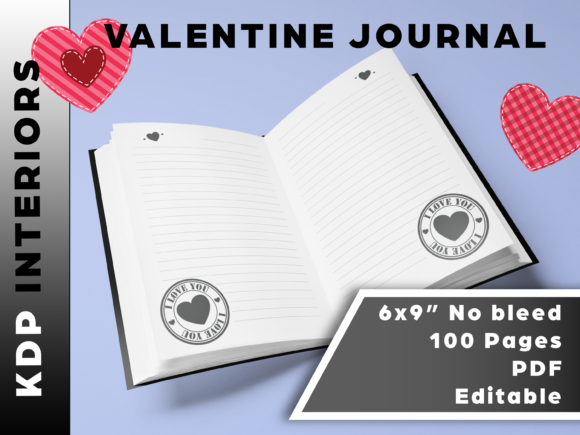 Valentines Lined Journal: A Perfect Gift for Creative Hearts